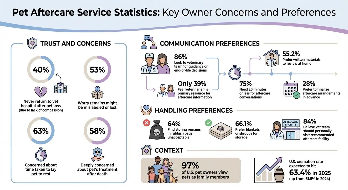 Pet Aftercare Service Statistics: Owner Concerns and Preferences